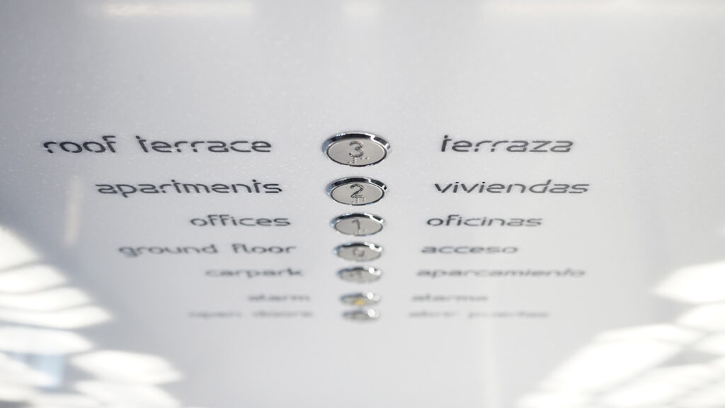Personalización cabina ascensor